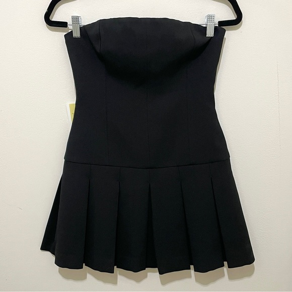 NWT Aritzia Wilfred Elegant Black Mini Dress, Size 6 - Picture 4 of 15